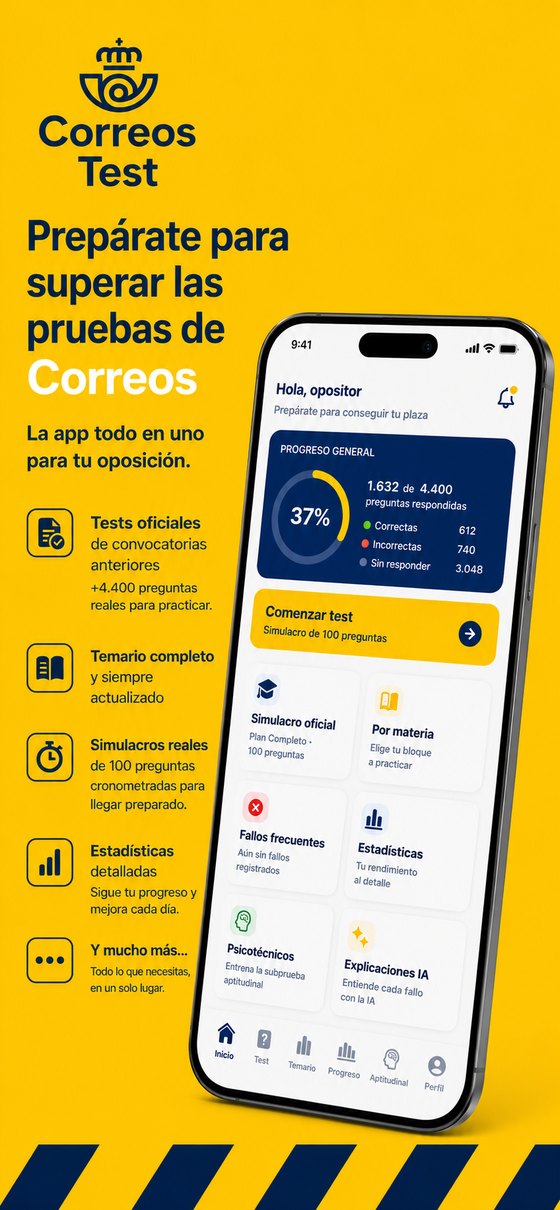 CorreosTest: prepárate para superar las pruebas de Correos