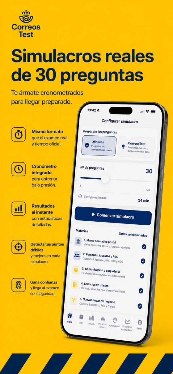 Simulacros reales cronometrados