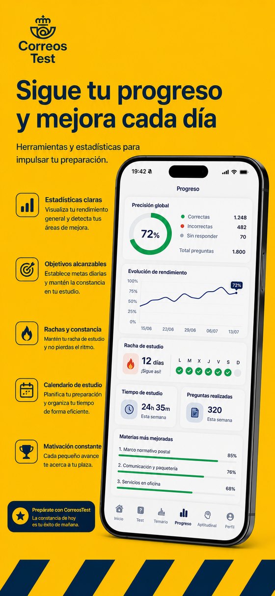Sigue tu progreso y mejora cada día